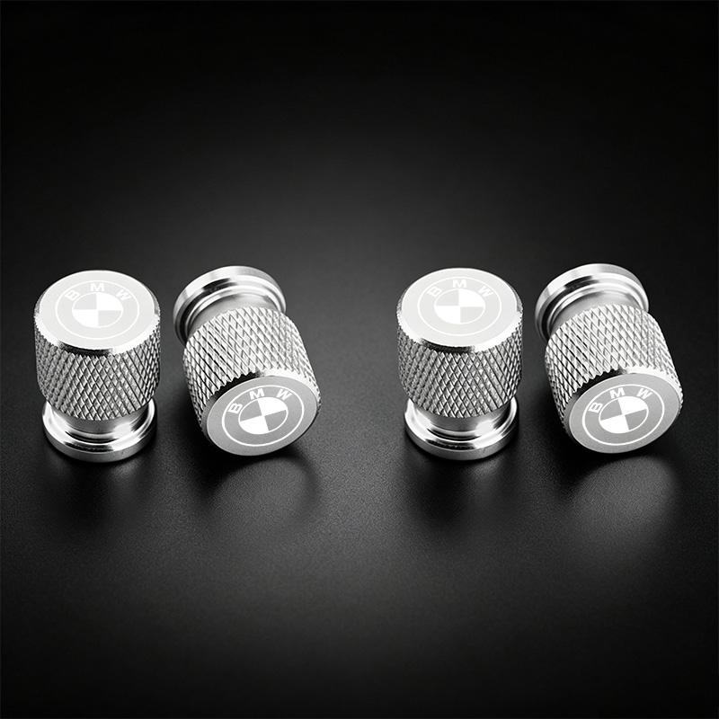 4Pcs Aluminum Car Wheel Tire Valve Caps Tyre Rim Stem Covers Airdust Waterproof For BMW 1 3 5 6 7 Series X1 X3 X4 X5 G20 G38 F48 mkcp79