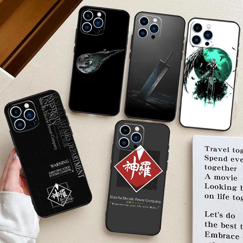 Final Fantasy VII Case For iPhone 15 16 13 11 12 14 Pro Max Mini 7 8 14 15 16 Plus XR XS Max X Back Cover