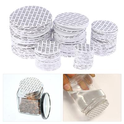 200 buc. Captuseala capac de etansare cu spuma autoadeziva sensibila la presiune Garnitura de sigilii rezistenta la manipulare pentru borcan cosmetic oala sticla 20 mm-82 mm