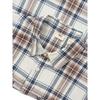 Levis Casual Plaid Comfortable Loose Fit Long Sleeve Shirt Men shirts Blue Brown 001XM-0001