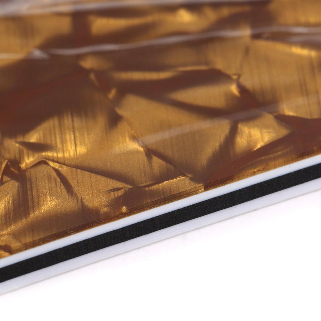 Musiclily 435x290mm Guitar Pickguard Plate ST TL Pickguard Material for Electric 4P Bronze Pearl Guitar/PB Bass,