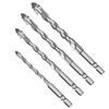 4Piece Eccentric Drill Bit Bevel Tip With Four Edge Sawtooth Design for Hard Tile Ceramic Glass Marble and Concrete