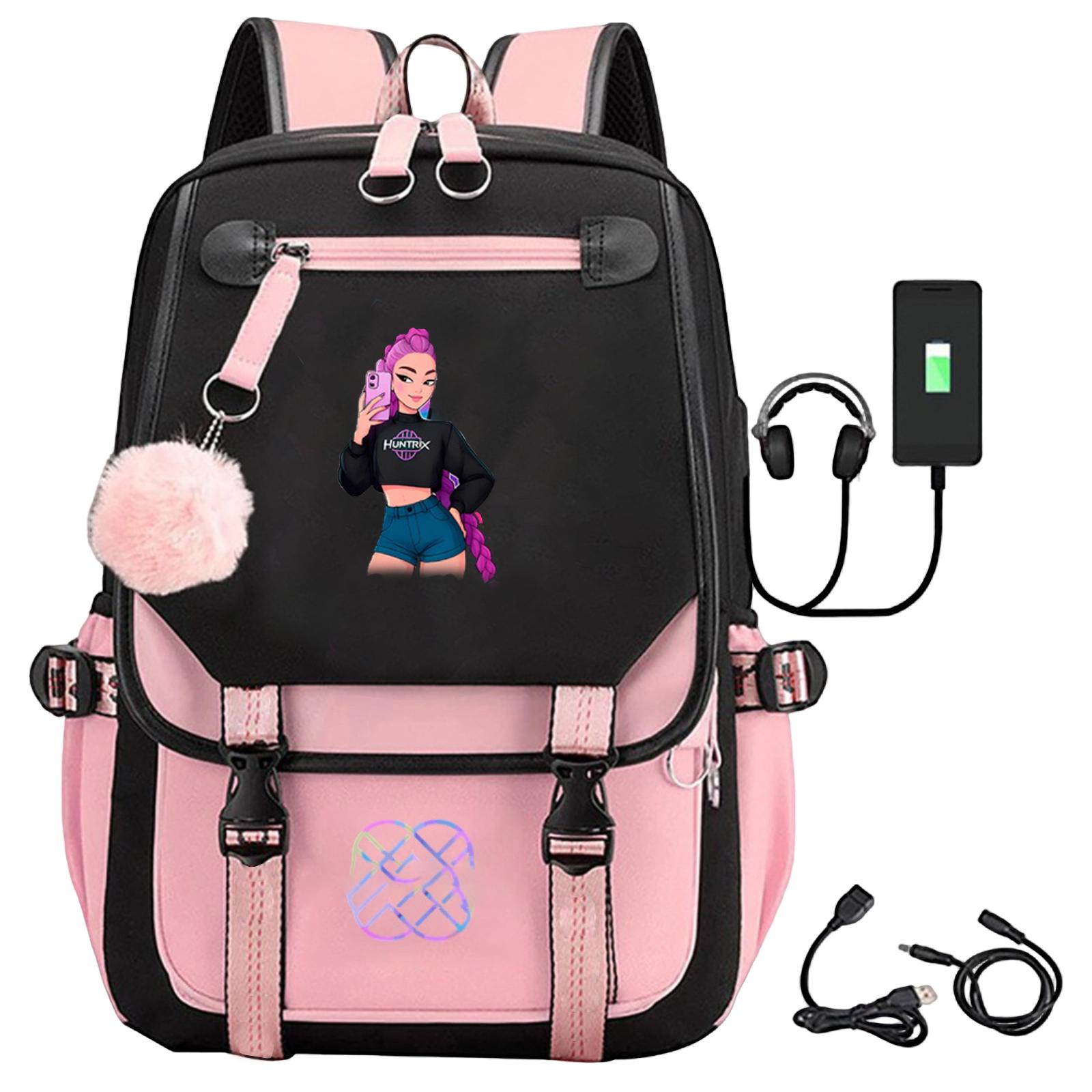 

Backpack, Back To School, Cartoon Cute Travel Backpack Print Peripheral Double-shoulder Backpack For Teenagers, Students, Boys And Girls One Size