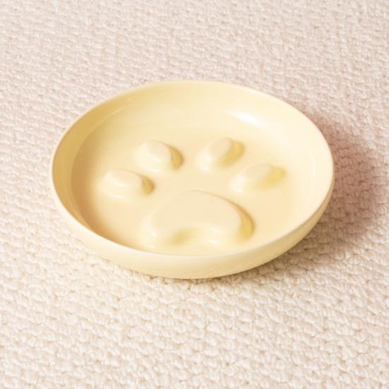 Yousheng Ceramic Slow Feeder Bowl, Slow Feeding Dog Bowl, Prevents Choking And Vomiting, Pet Food Dish for Cats