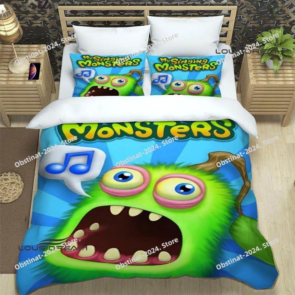 Game My Singing Monsters Bedding Sets exquisite supplies set duvet cover bed comforter set bedding set luxury birthday gift