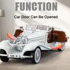 1:32 Scale Alloy 500K 300SL Cars Toys Diecast Models with Pull Back Light Music Miniature Vintage Car Kids Children's Day Gifts
