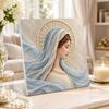 Virgin Mary Pearl Painting 5D DIY Decorative Painting. Elegant Holiday Gift. Handmade Art Painting