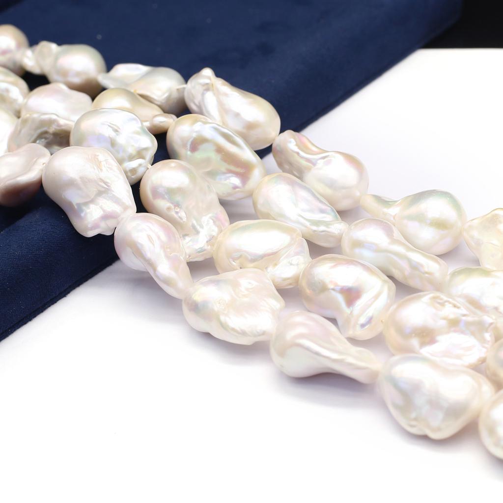 1Strand Irregular Baroque Pearl 15x20mm For Jewelry Making DIY Necklace Bracelet Earrings Accessory