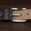 Belt Men'S Whole Cowhide Cut Crocodile Pattern Men'S Belt Pin Buckle Business Light Luxury Men'S Belt