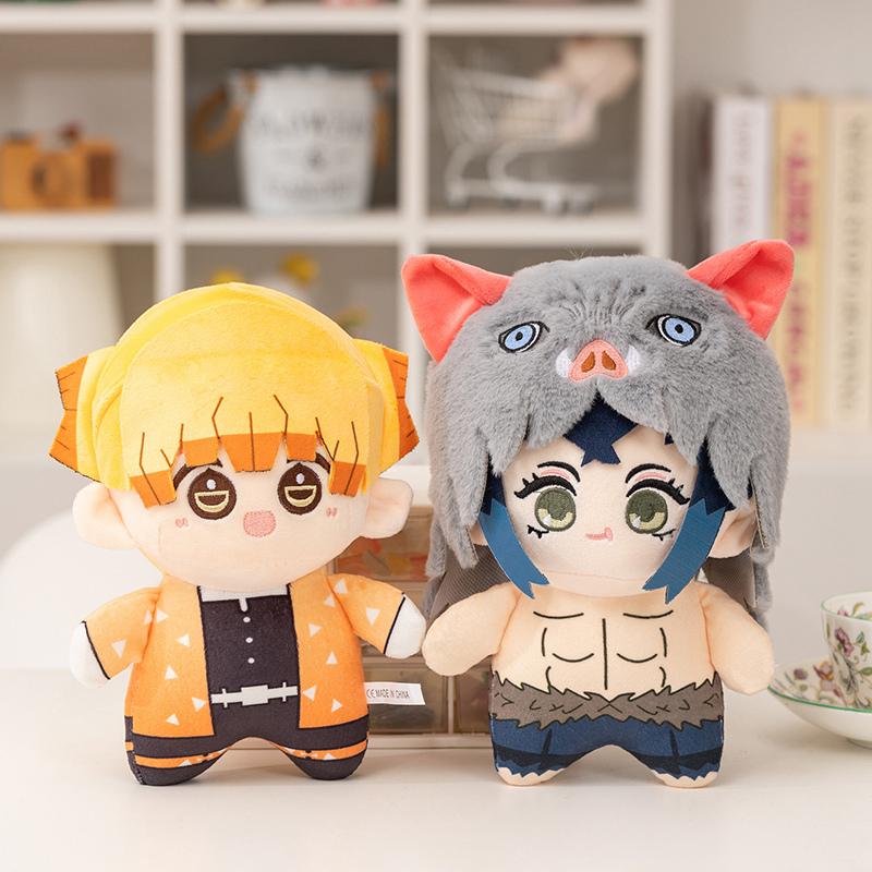 Anime Plush Toys Anime Kamado Tanjirou Hashibira Inosuke Tomioka Giyuu Rengoku Kyoujurou Kochou Shinobu Agatsuma Zenitsu