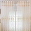 European Curtain Window Screen Living Room Balcony Relief Embroidery Embroidery Gauze Curtain Bedroom Shading