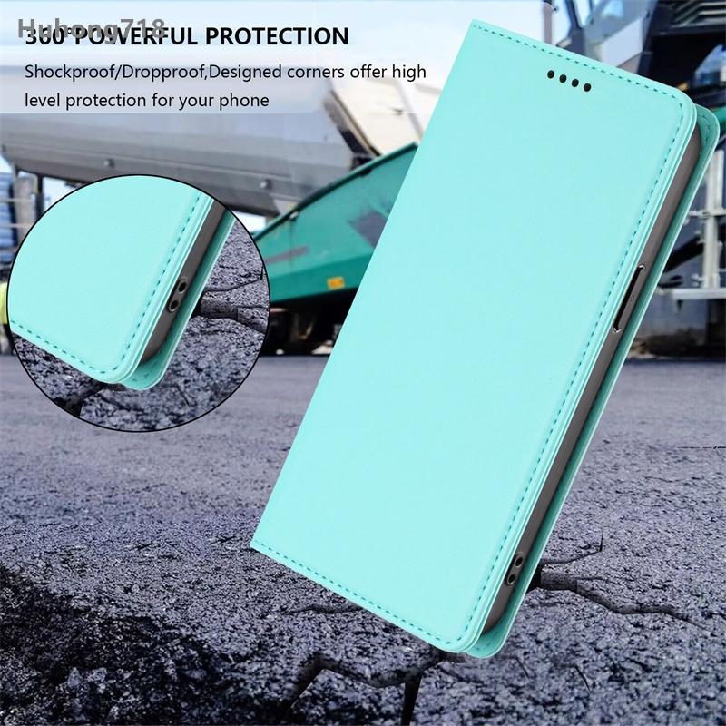 Magnetic Flip Case for OPPO A1 A1X A2 A11 A11S A40 A40M A60 A80 Pro 4G 5G with Card Holder Stand Protection Cover