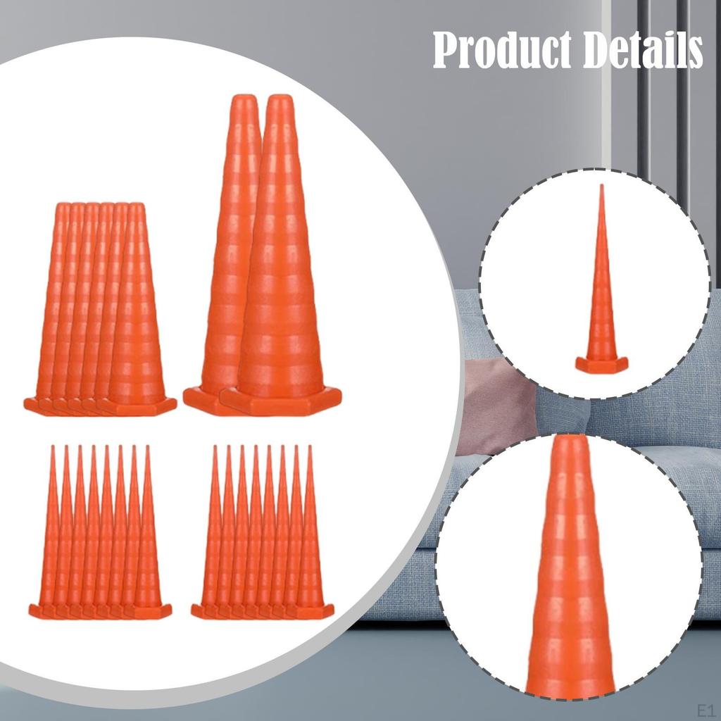 22 Stück Hydrauliköl-Servicestopfen Industrieller Schlauch Orange zum Verschließen Mechanisch