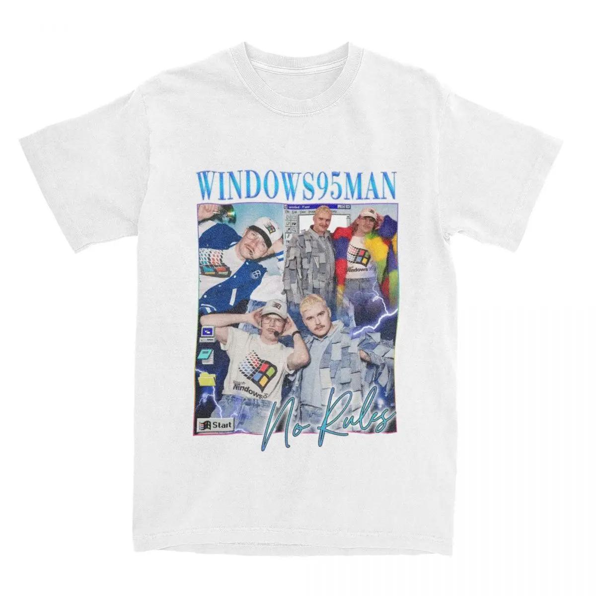 Summer Teemu Keisteri Windows95Unisex No Rules T Shirt Outfits Unisex Womens Cotton Crazy Finland Eurovision Tees Shirt S