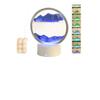 Seven-Color Flowing Sand Night Light DIY Kit: Creative Bedside Decoration Lamp