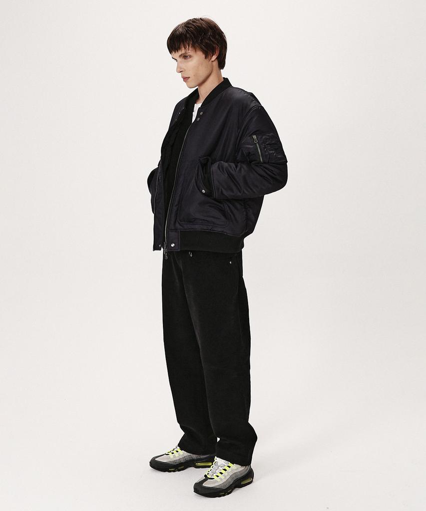 Shirter Nylon Reversible Bomber Jumper (Purple Black)