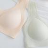 Nahtlose Einteilige Lingerie für Damen in Übergröße Dünner und Atmungsaktiver BH Anti-Hänge Faltbares Accessoire BH ohne Bügel
