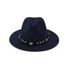 Fedoras Hat Winter Women Hats Men Felt Hat Belt Luxury Fashion Casual Wedding Decorate Men Women Jazz Cap Chapeau Femme Bonnet