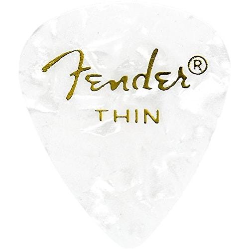 Fender [8 Color Assortment] 8-Piece Set (1 of Each Color) Teardrop Thin Guitar Picks
