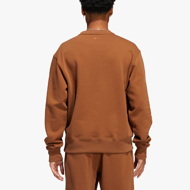 adidas x Pharrell Williams Basics Crew Brown Men Tops HF9942