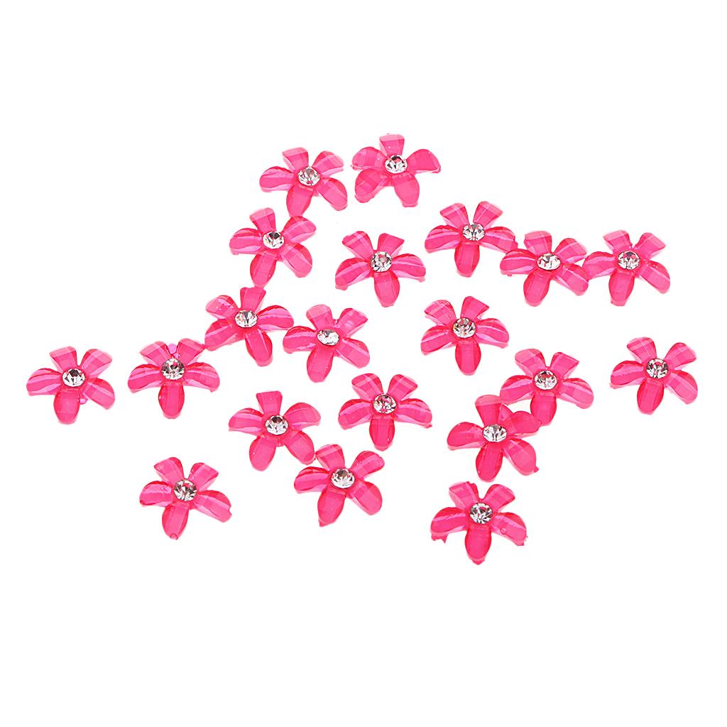 Resin Rhinestone Buttons Crystal Applique Decorative Buttons for Clothes Decoration Sewing Ornaments Craft Projects