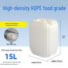 Hanyou 15L White Square Plastic Storage Bucket with Lid