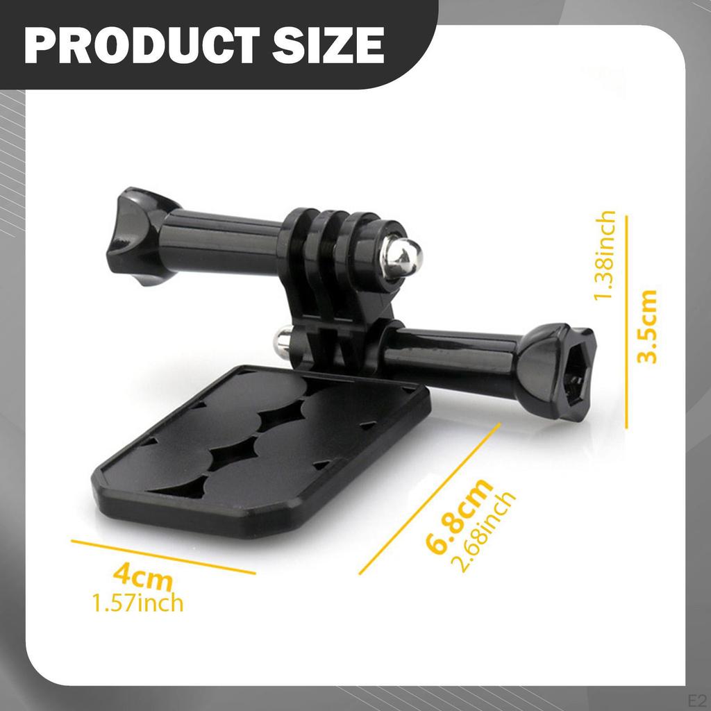 Action Camera Mount Holder,Easy Attach to Metal Quick Release Bracket Rotation Support for Car