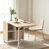 Versatile Extendable Table,Modern Folding Dining Table,Extendable Dining Table with Storage Compartment(only with 1pcs Dining Table)