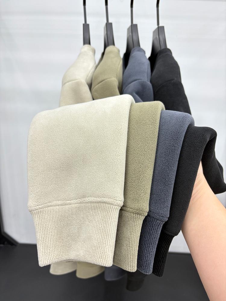 Men's Lambswool Velvet Thick Round Neck Winter Sweater - Super Warm Hoodie