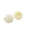 5pc Luxury Crystal Rhinestone Buttons Cubic Zirconia Button for Clothes Decorative CZ Sewing Buttons for Cashmere