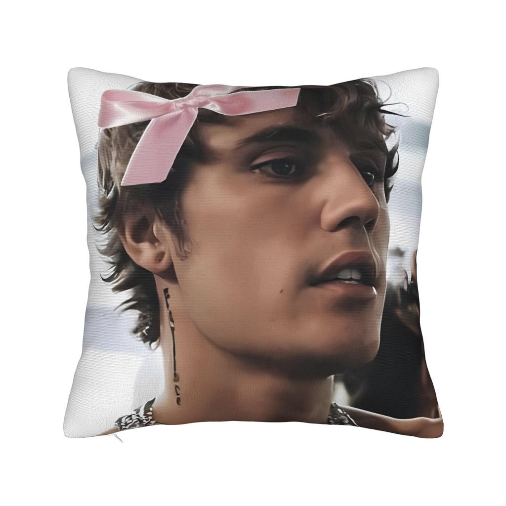 Bieber Tour Pillow Case Custom Pillow Cover For Living Room Sofa Vintage Pillowcases