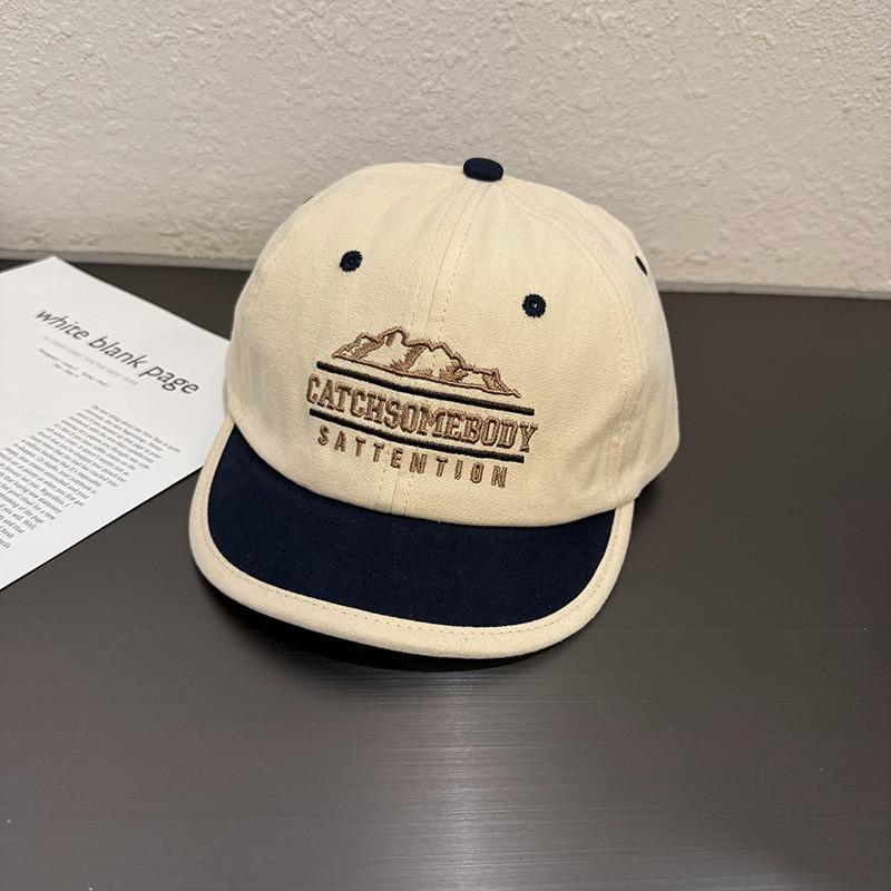 Parentchild Letter Short Brim Baseball Cap With Sun Protection For Kids And Adults Summer Spring Autumn