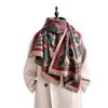 Travel warm thickened double-sided cashew jacquard imitation cashmere scarf temperament versatile retro shawl spring and autumn