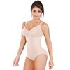 Body Modelador Plus Size Levanta Bumbum, Modelador Corporal Completo com Controle de Barriga e Zíper, Modelador Peach Hip Enhancer Emagrecedor para Mulheres