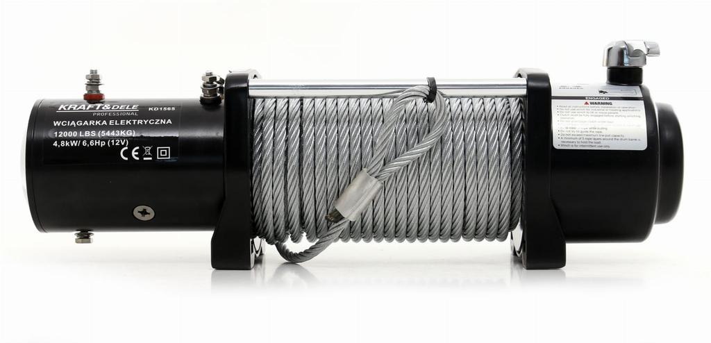 Wciągarka Elektryczna 12000Lbs 12V | Kraft&Dele