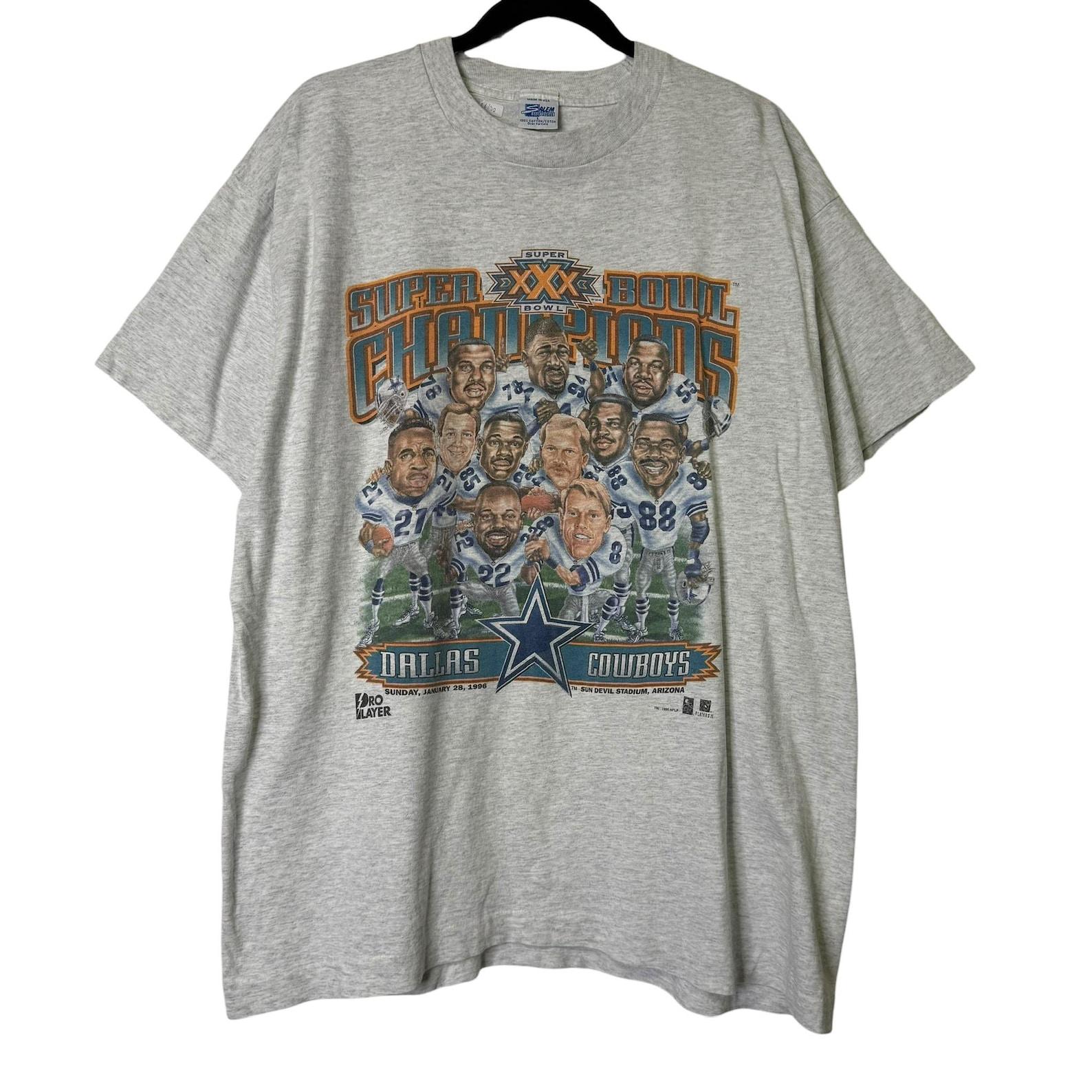 1996 Dallas Cowboys Pro Player T shirt Sz L (B1625) M