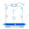 Dodge Durango Interior Film for Navigation Screen and Control Panel - Fits 24 Models