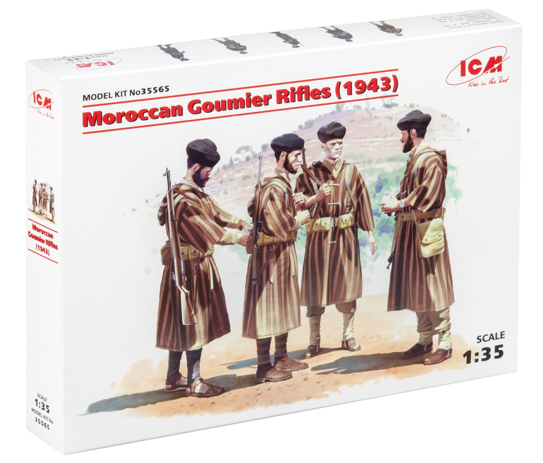 

ICM Morocco Gumier Rifles 1943 Пластиковая модель 1/35