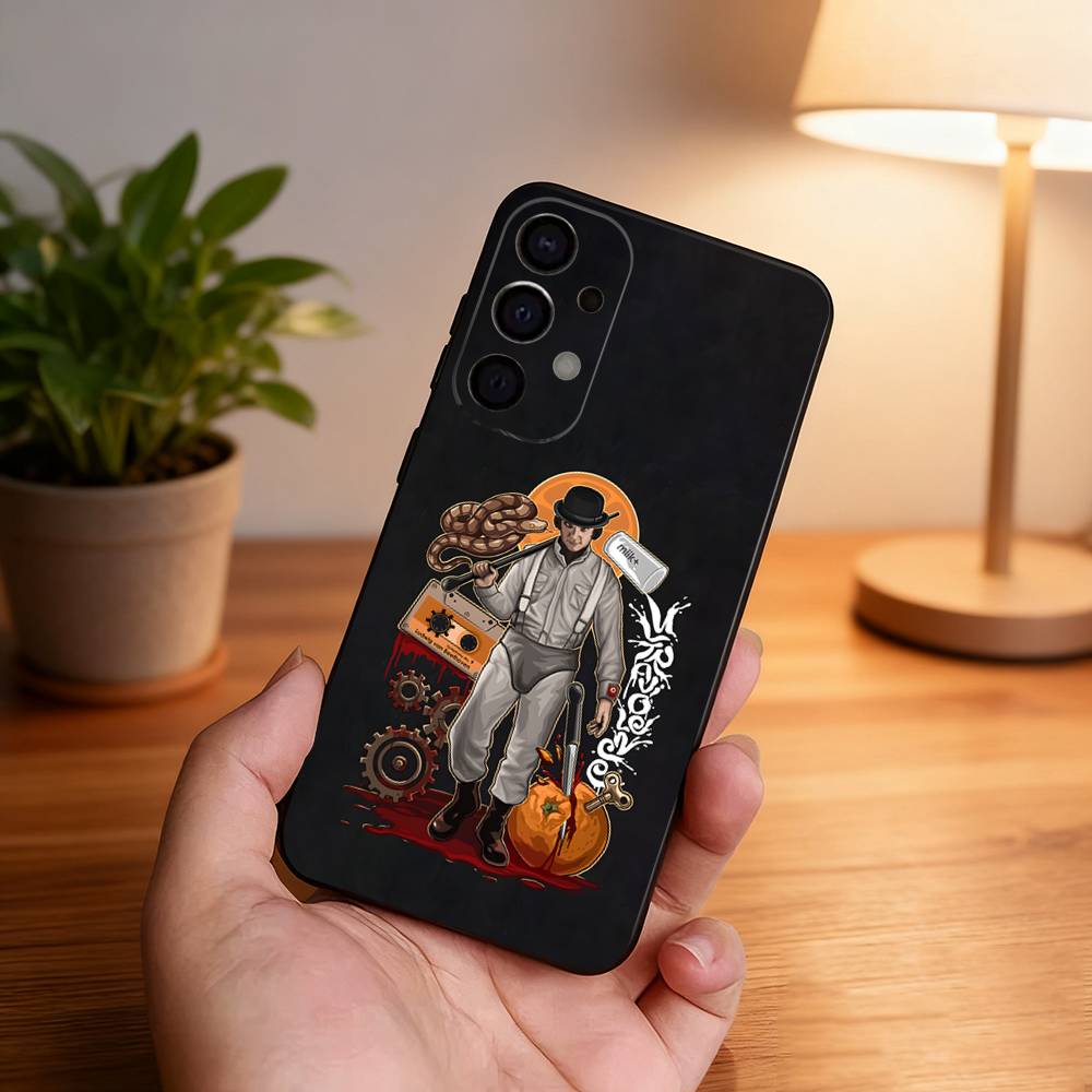 A C-Clockwork O-Orange Phone Case For Samsung S25,S24,S21,S22,S23,S30,Ultra,S20,Plus,Fe,Lite,5G Black Cover