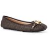 Michael Kors MK Logo Slip-On Fashion Flats Women flats Dark-Brown 49T8FUFR1B200
