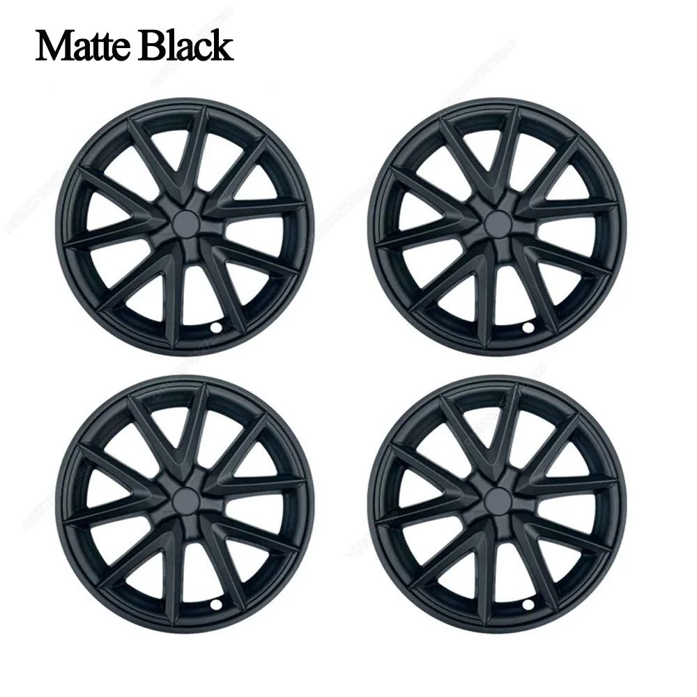 4PCS 18 Inch Wheel Caps For Tesla Model 3 2017-2023 Hub Cap Performance Replacement Full Rim Cover Hubcap Decorative Accessories