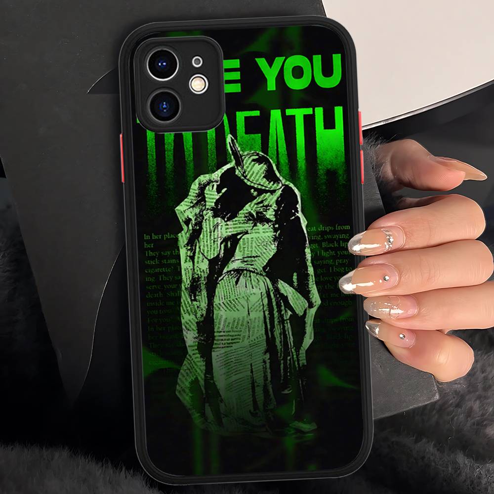 

Rock Band T-Type O Negative Music Phone Case For IPhone 13 12 X XS MAX Pro Max 16 15 11 14 Pro Max Shockproof Matte Cover iphone 15