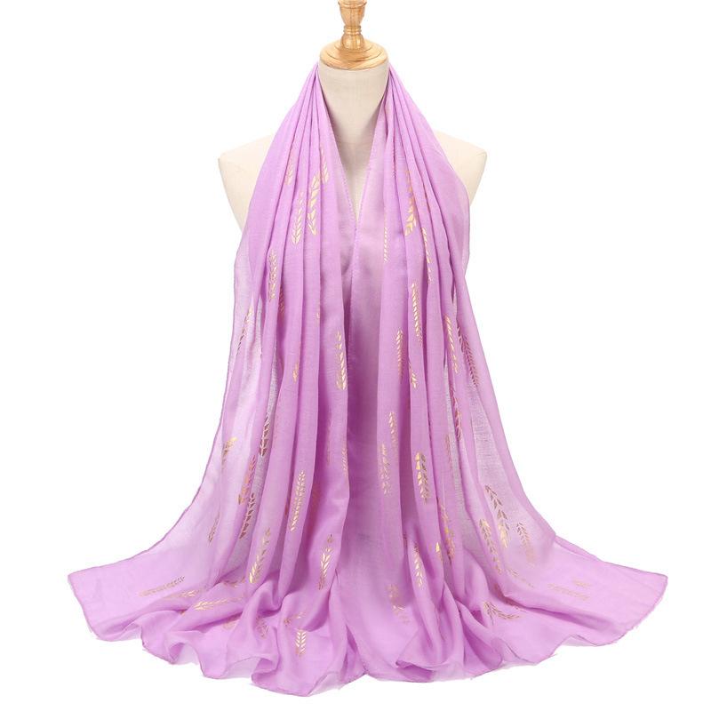New  Summer Elegant Women Silk Scarf Beach Wrap Shawl Sparkly Gold Print Sunscreen Bandana Hijab Mujer Scarve Pareo Foulard