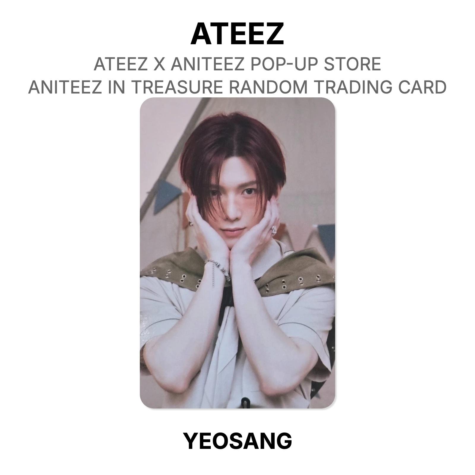 ATEEZ X ANITEEZ POP-UP STORE ANITEEZ IN TREASURE RANDOM TRADING CARD Official Photocard YEOSANG