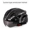 Ultra-Light One-Piece Cycling Helmet, Unisex, Windproof and Sandproof Goggles, Cycling Equipment, Cycling Helmet