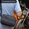 Motorcycle Handlebar Bag Universal Tool & Crossbody Bag Dirtbike Storage Pouch for Front Fork Sissy Bar for Cruiser Softail Dyna