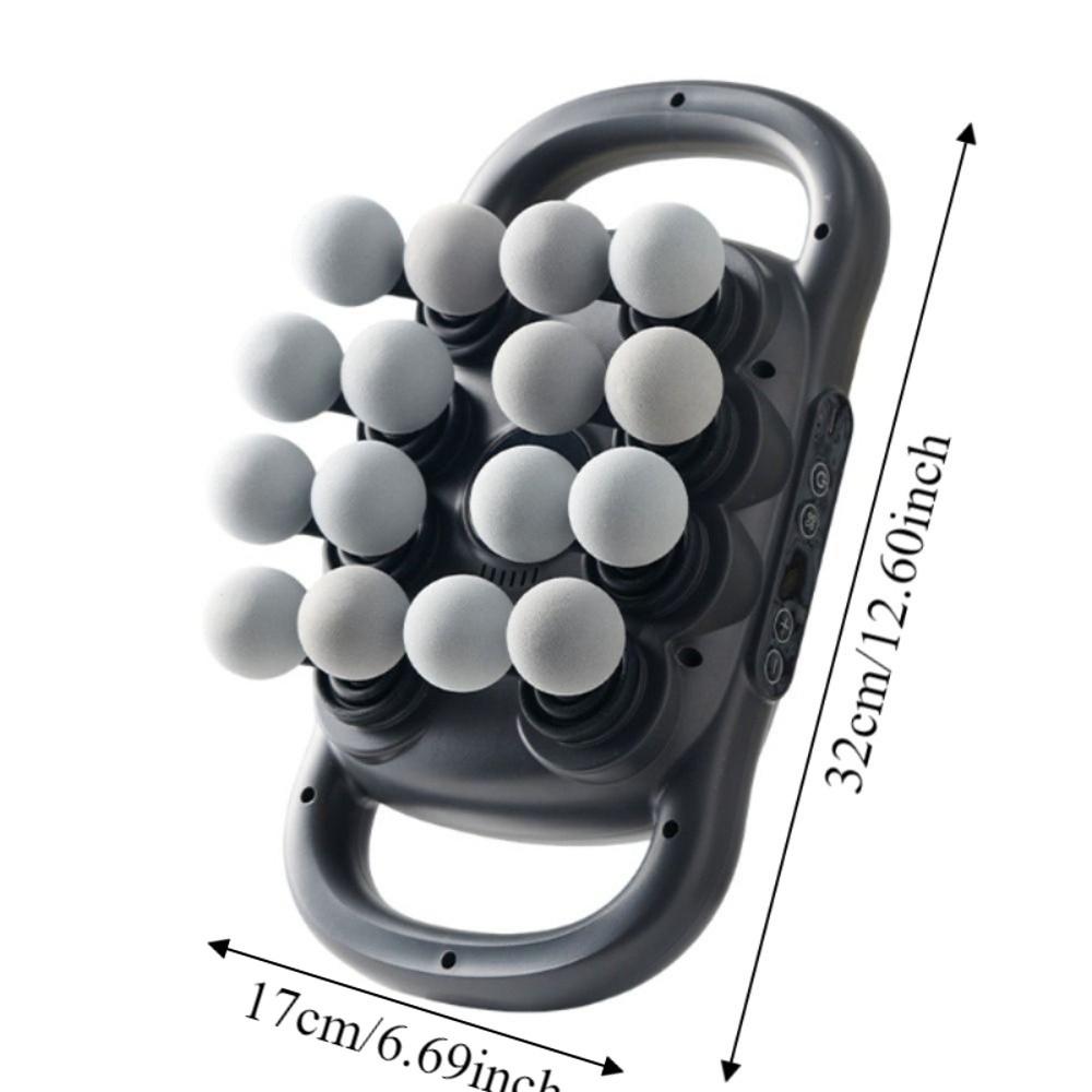 16-Head Deep Tissue Massage Device Electric Neck Shoulder Masajeador  Fitness