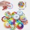 Creative Color Gyroscope Acrylic Colorful Fingertip Gyroscope Rotating Gyroscope Cool Stress Relieving Toy