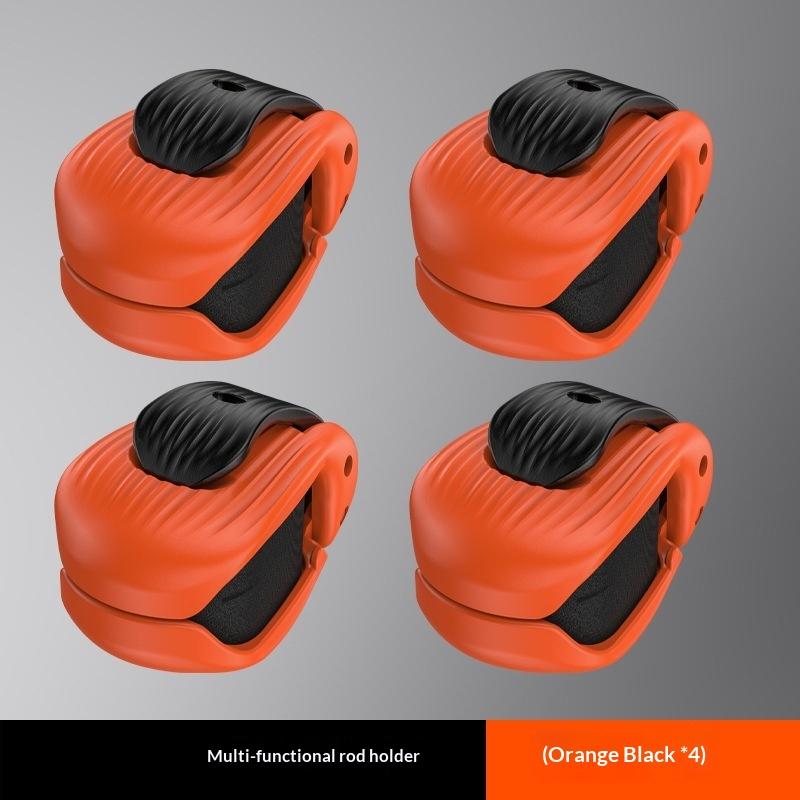 2/4Pcs Fishing Rod Holder Fixer Clip Fishing Pole Holder Compact Design Fishing Rod Fixer Fishing Rod Holder