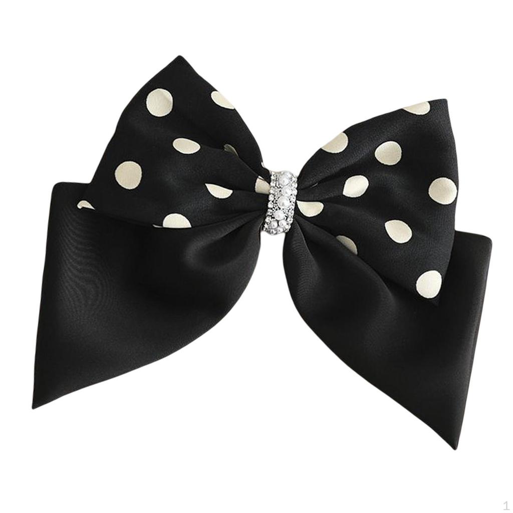 Hair with Dot Styling Clips Hairpins Exquisite Layered Hairgrips Headwear Bowknot Barrette for